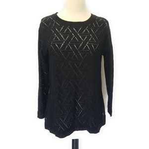 BANANA REPUBLIC Perforated Lightweight Sweater S